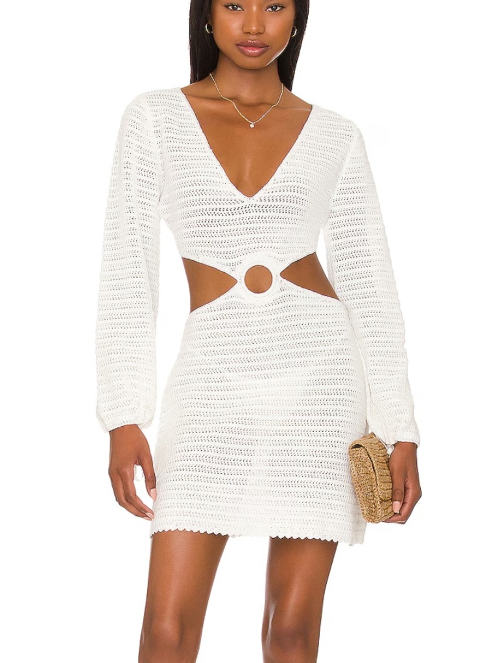 Never worn! Devon Windsor Fallon Dress in Off White